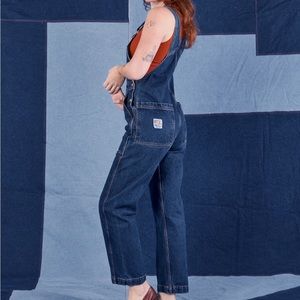 Big Bud Press Indigo Denim Original Overalls - Dark Wash - Size P